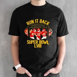 Kan.C Chi.efs Run It Back Super Bowl LVIII Football Shirt